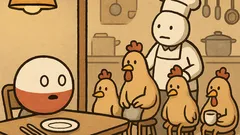 Dowcip: Gość pyta kelnera o kurczaki